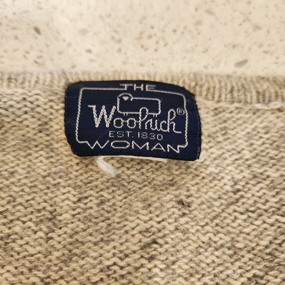 Vintage woolrich Christmas oversized grandma cardigan large - Picture 4 of 13